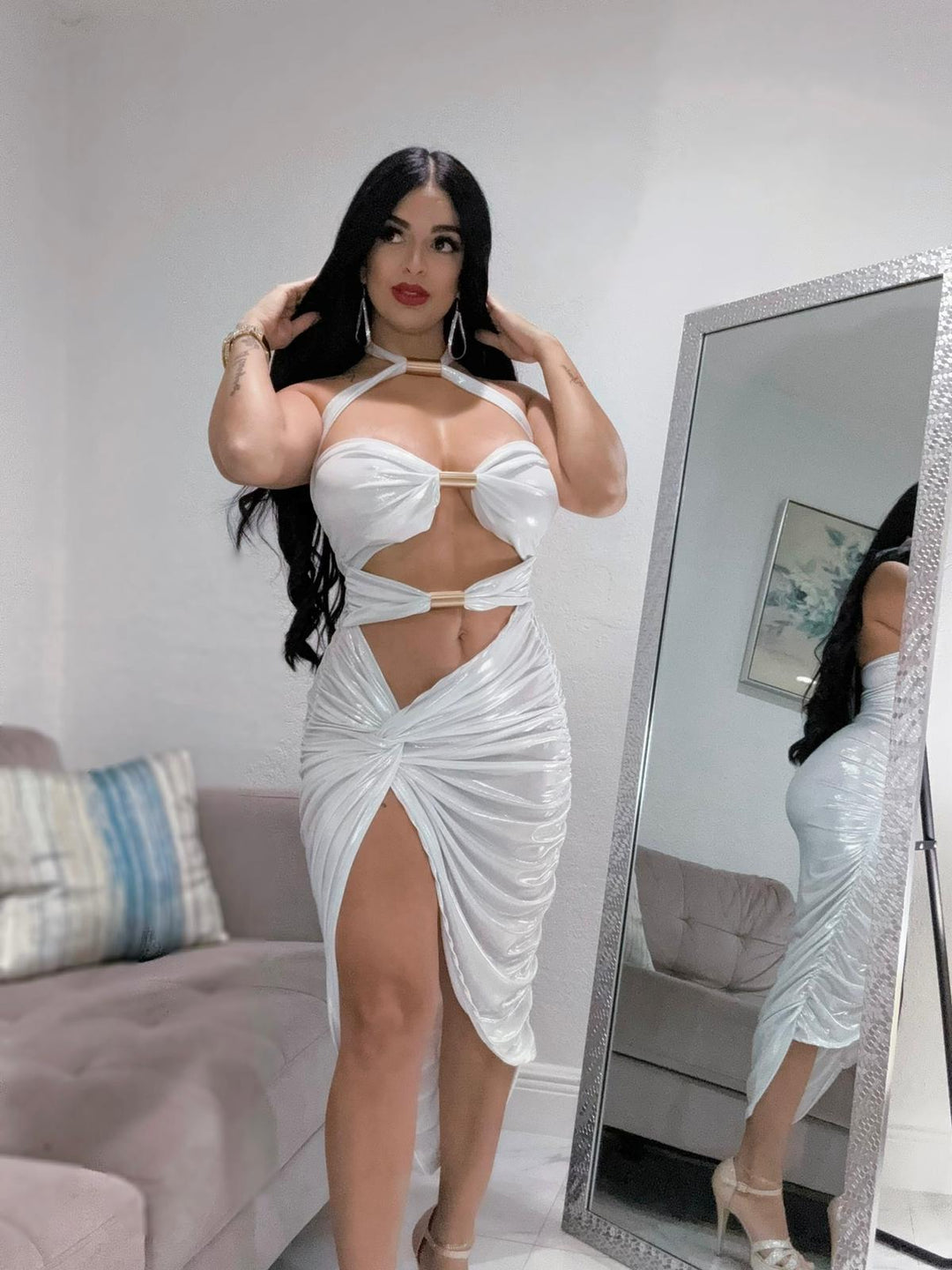 Sexy White Dress AVANSHI Sexy White Dress AVANSHI