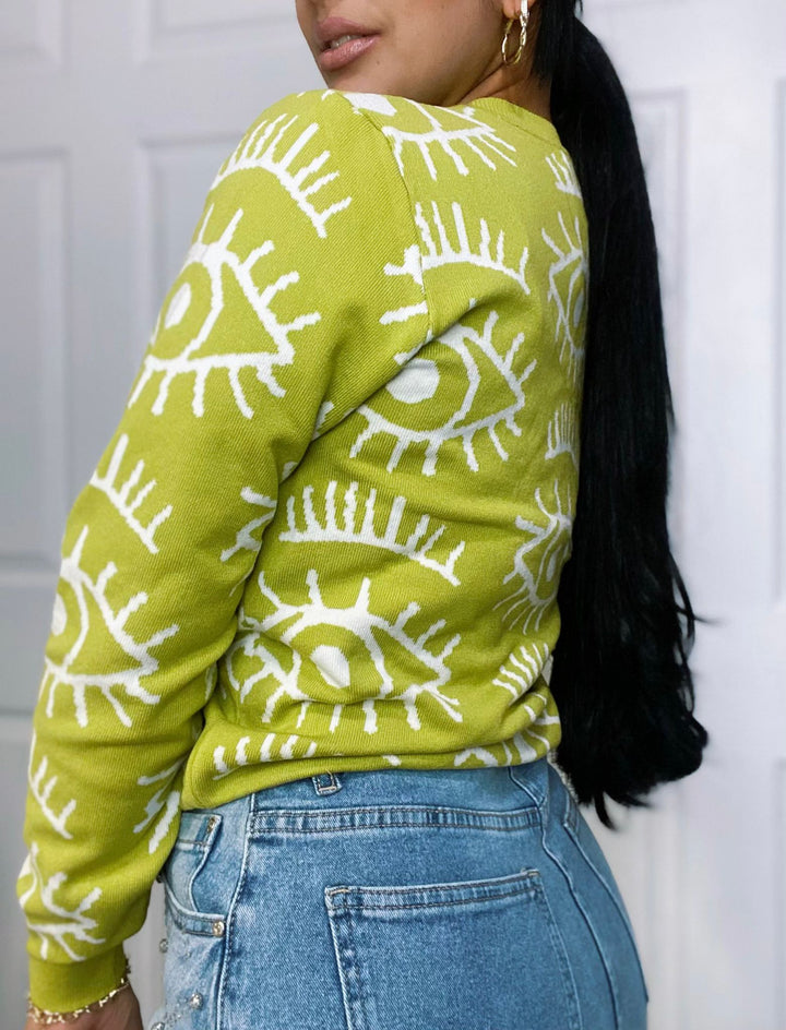 Lucky Eyes Sweater