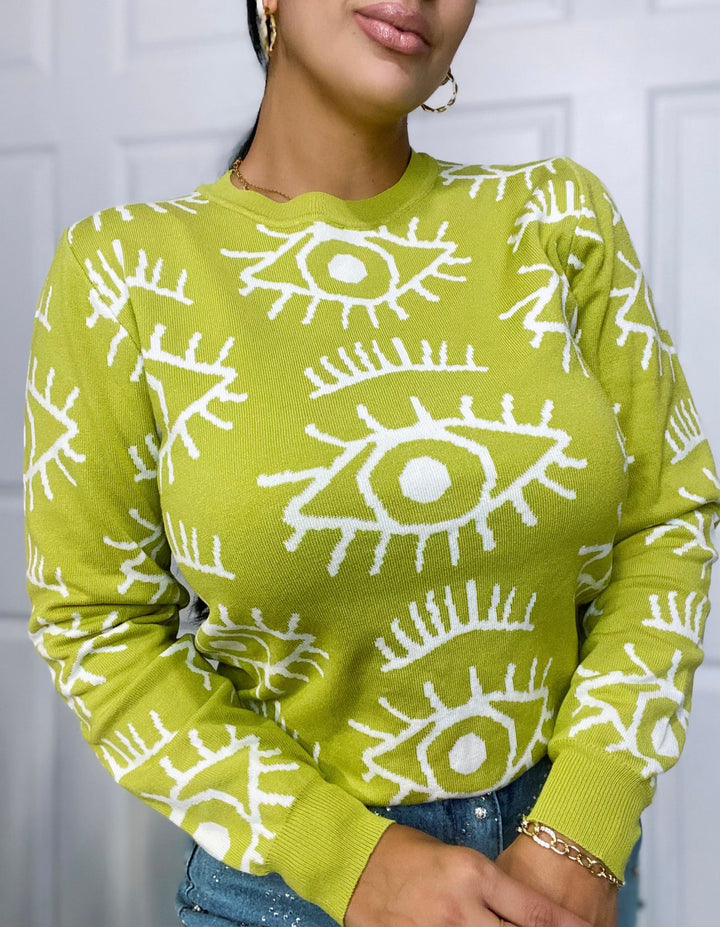 Lucky Eyes Sweater